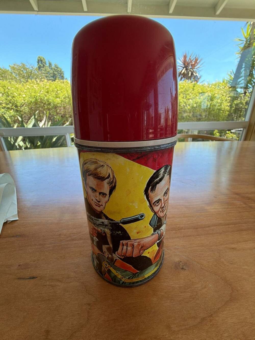 Vintage 1960s The Man From U.N.C.L.E. Thermos Bottle